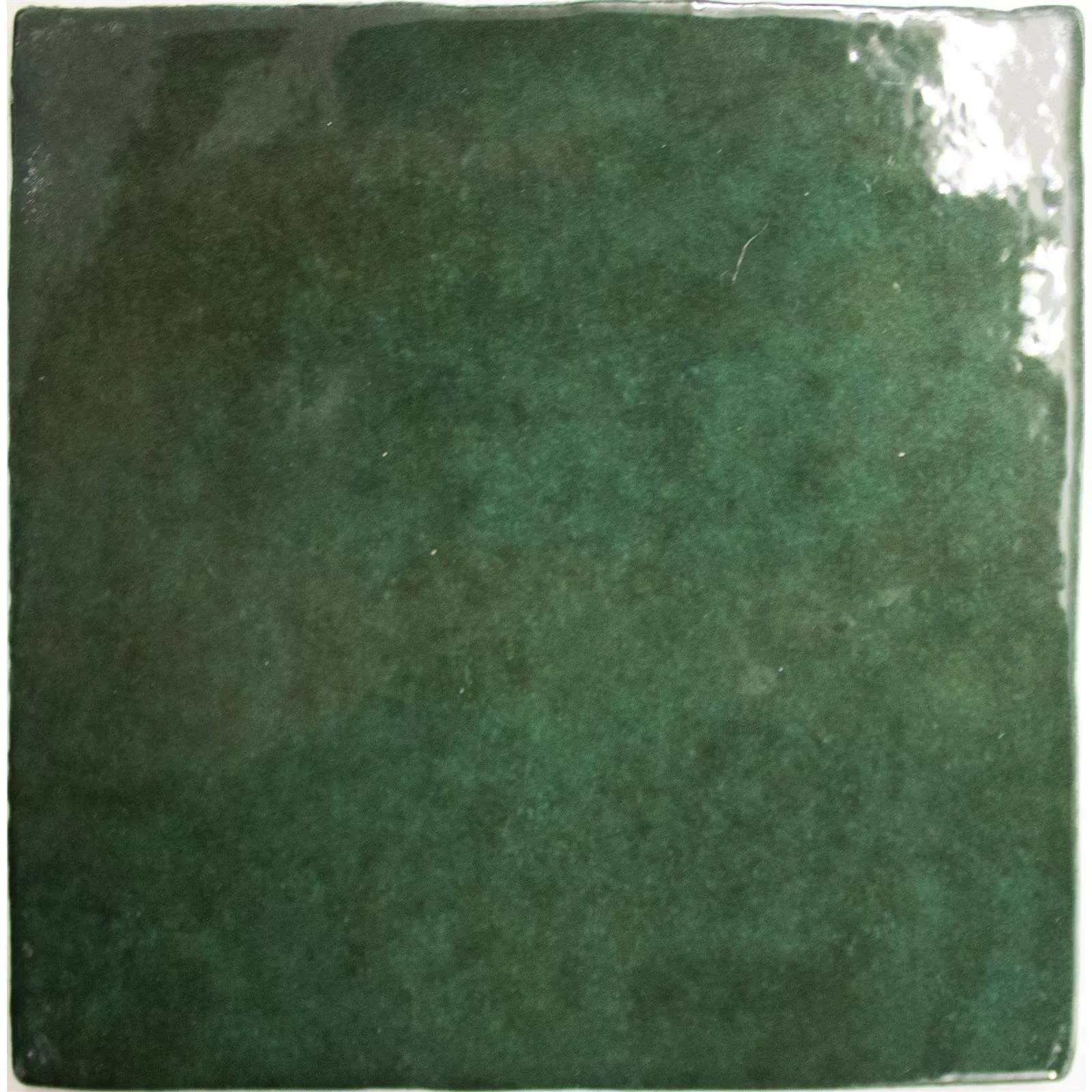 Veggfliser Concord Bølgeoptikk Mosegrønn 13,2x13,2cm
