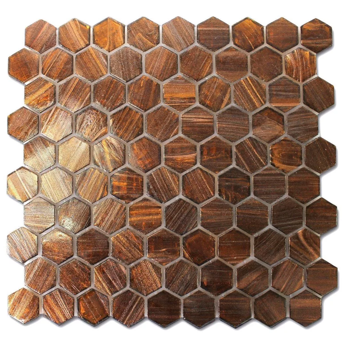 Mosaikkfliser Trend-Vi Glass Hexagonal 270