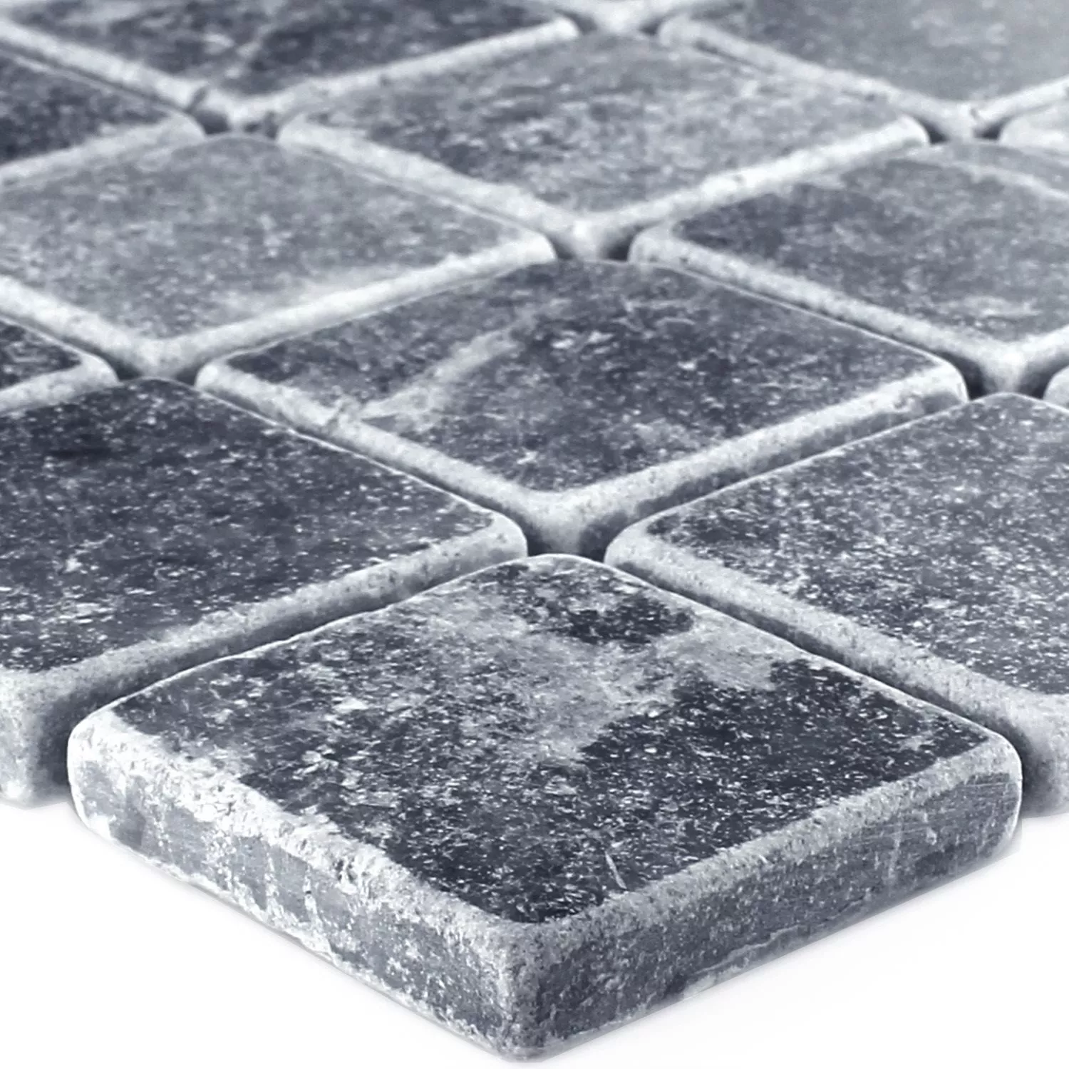 Mosaikkfliser Marmor Visso Nero 48 Mosaikkfliser Marmor Visso Nero 48