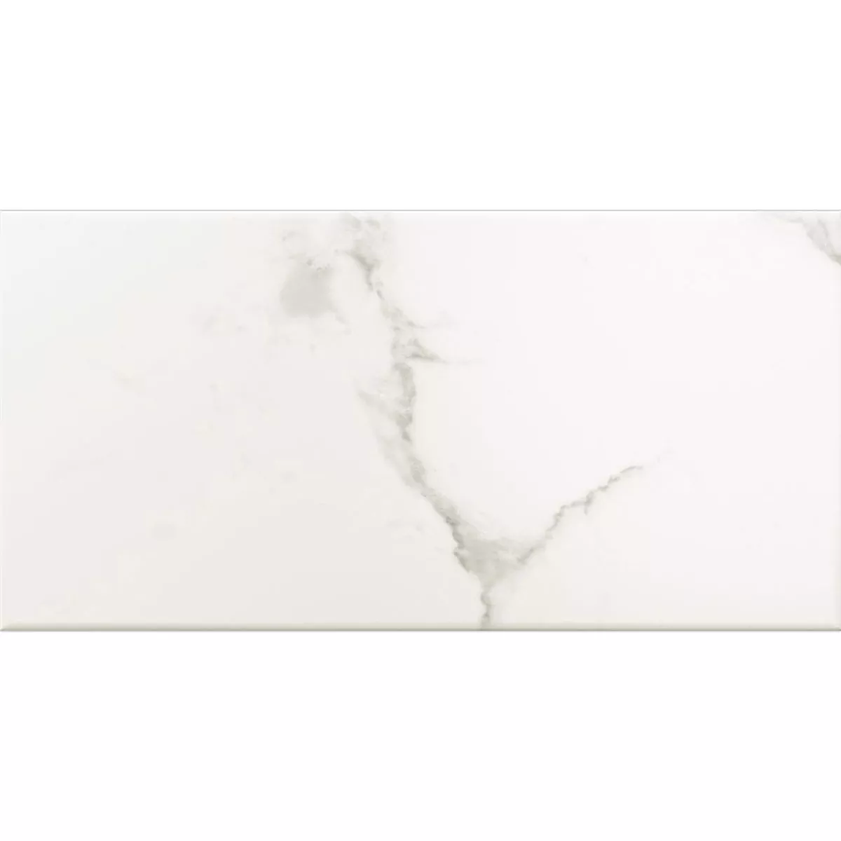 Metro Veggfliser Girona Marmor Utseende Hvit Frostet 10x20cm Metro Veggfliser Girona Marmor Utseende Hvit Frostet 10x20cm