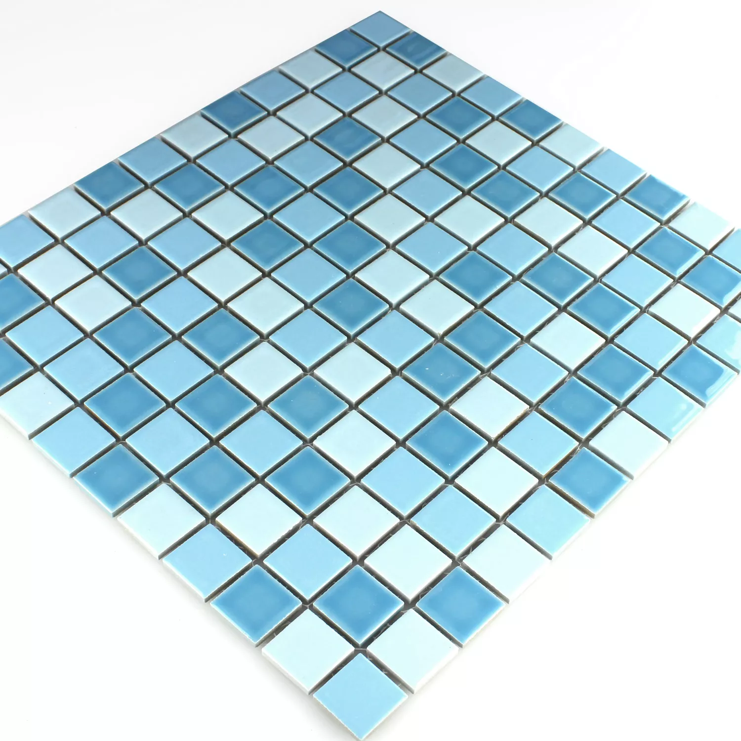 Keramikk Mosaikkfliser Bodaway Blå Mix 25x25x5mm