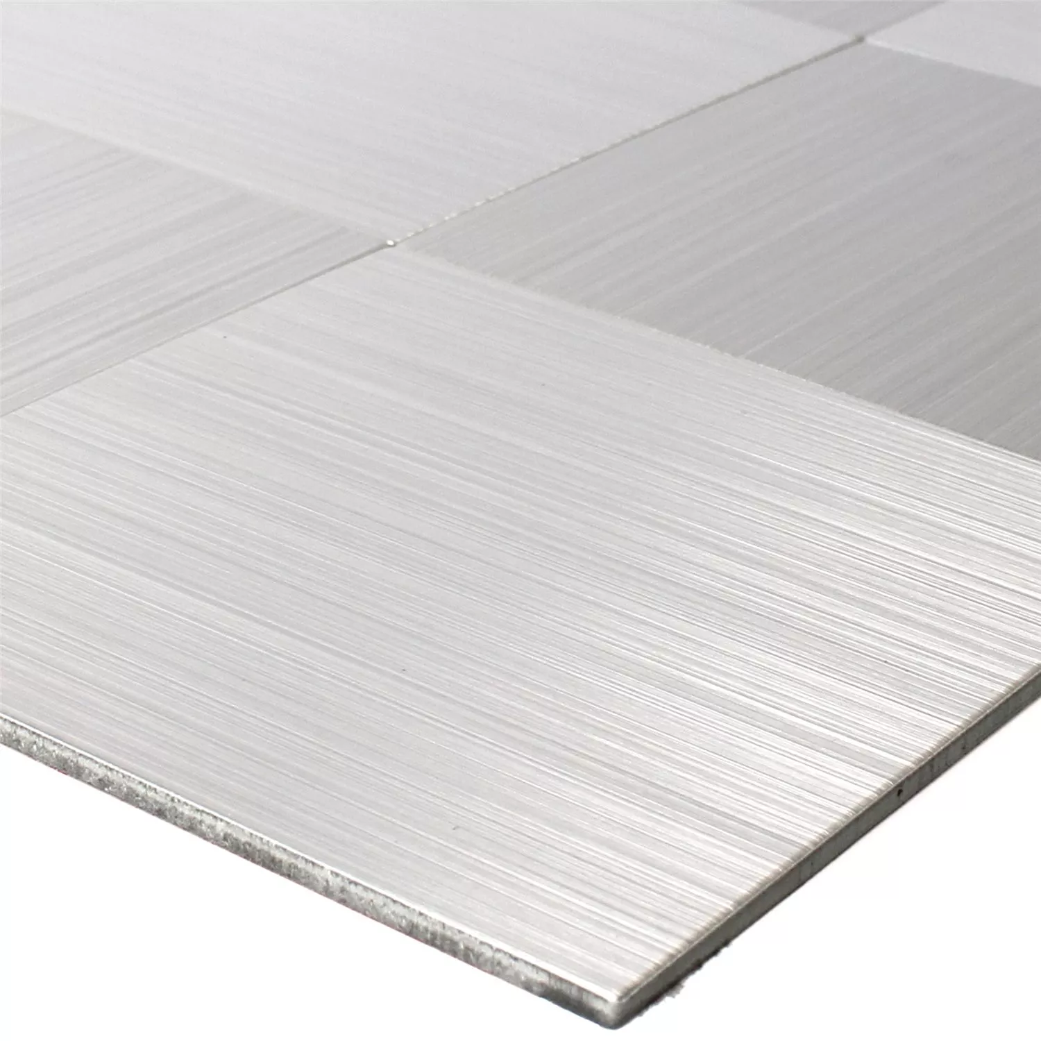 Mosaikkfliser Metall Selvklebende Mikros Sølv Torget 100