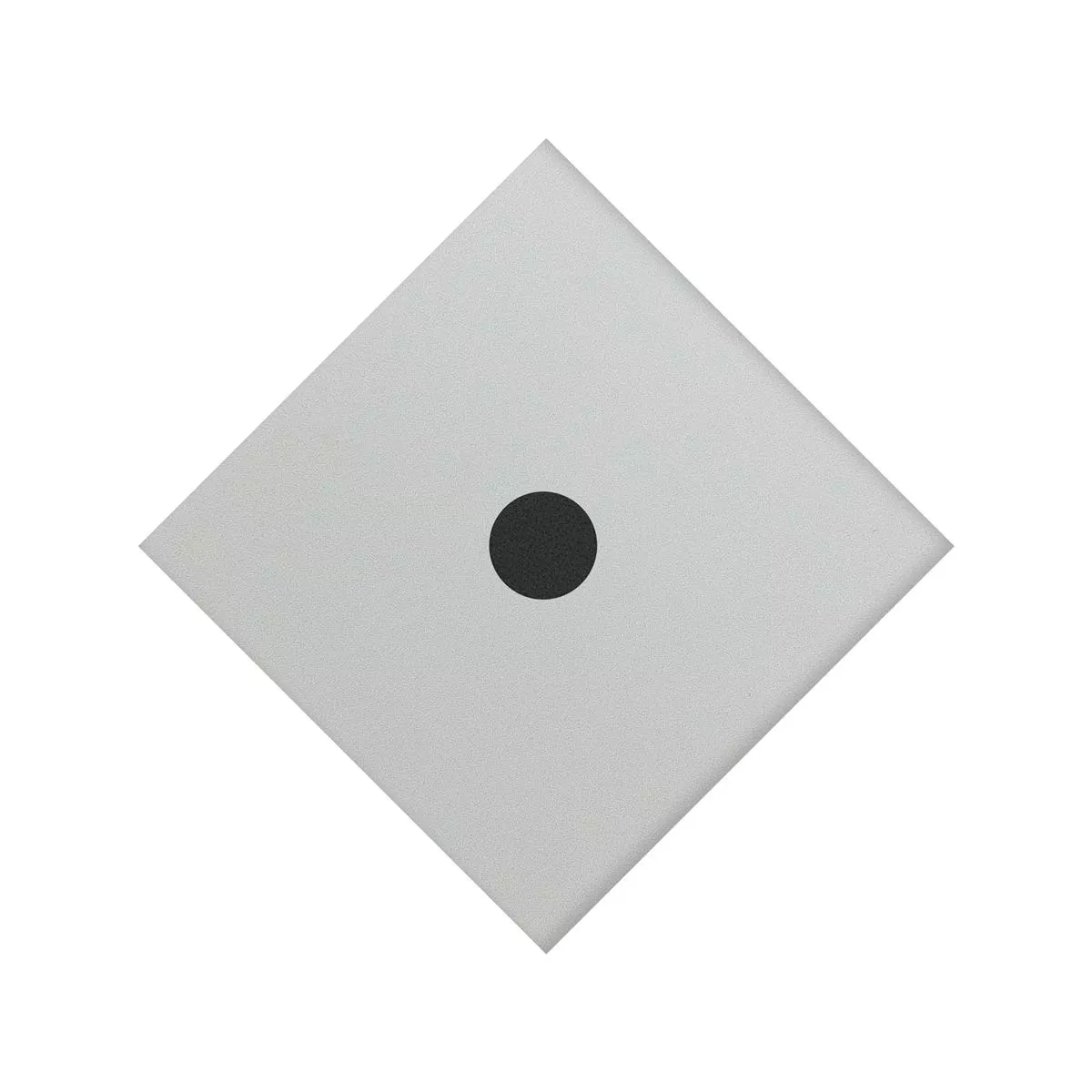 Porselens Steintøy Fliser Genexia Svart Hvit Decor 3 Rosone  4,6x4,6cm
