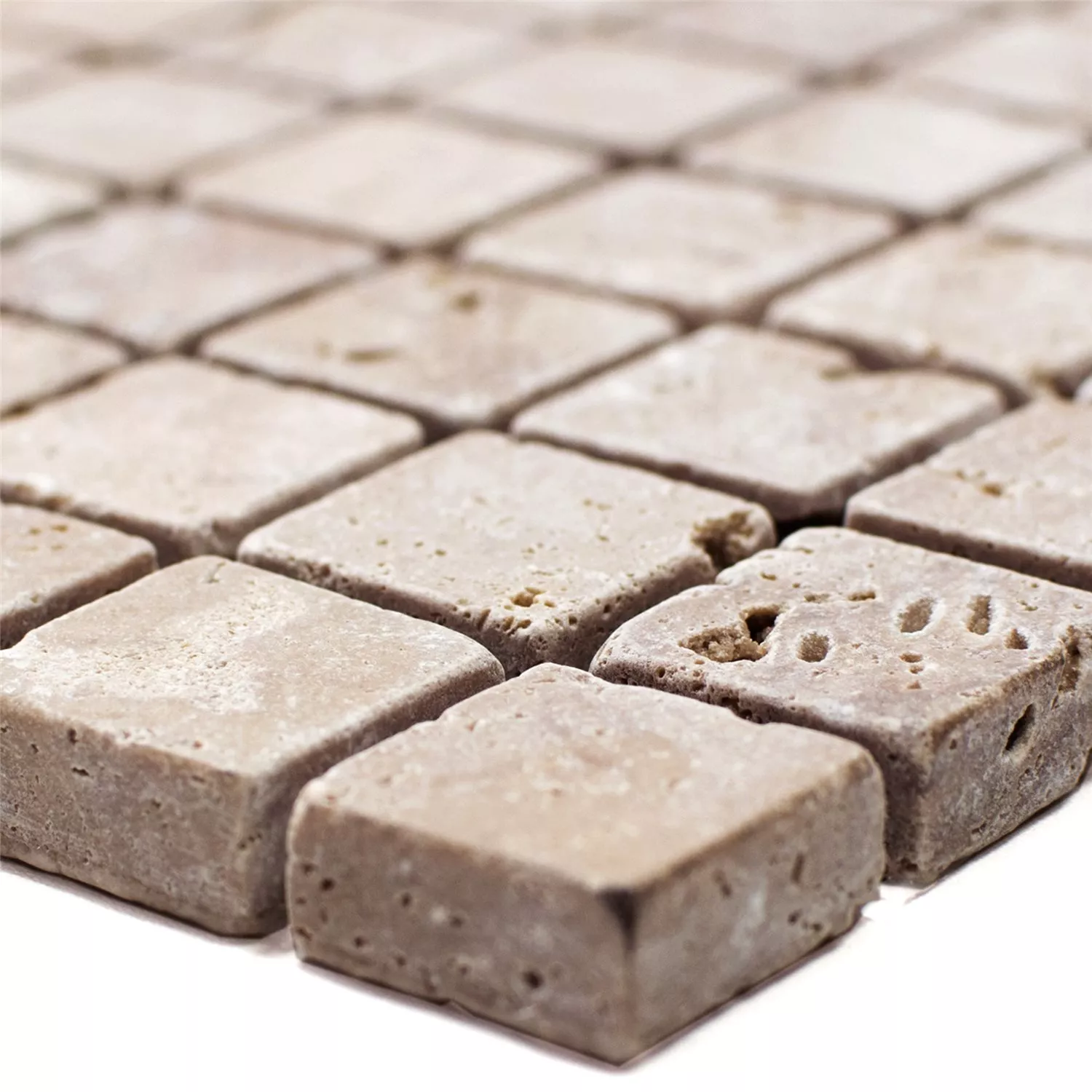 Mosaikkfliser Travertin Patara Noce 23 Mosaikkfliser Travertin Patara Noce 23