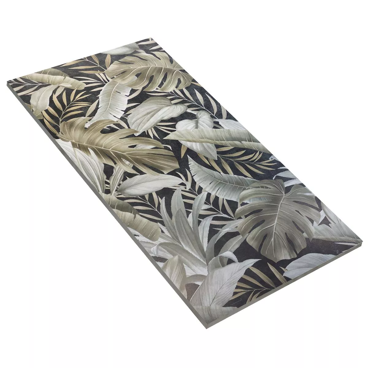 Veggfliser Honolulu Floral 60x120cm Svart