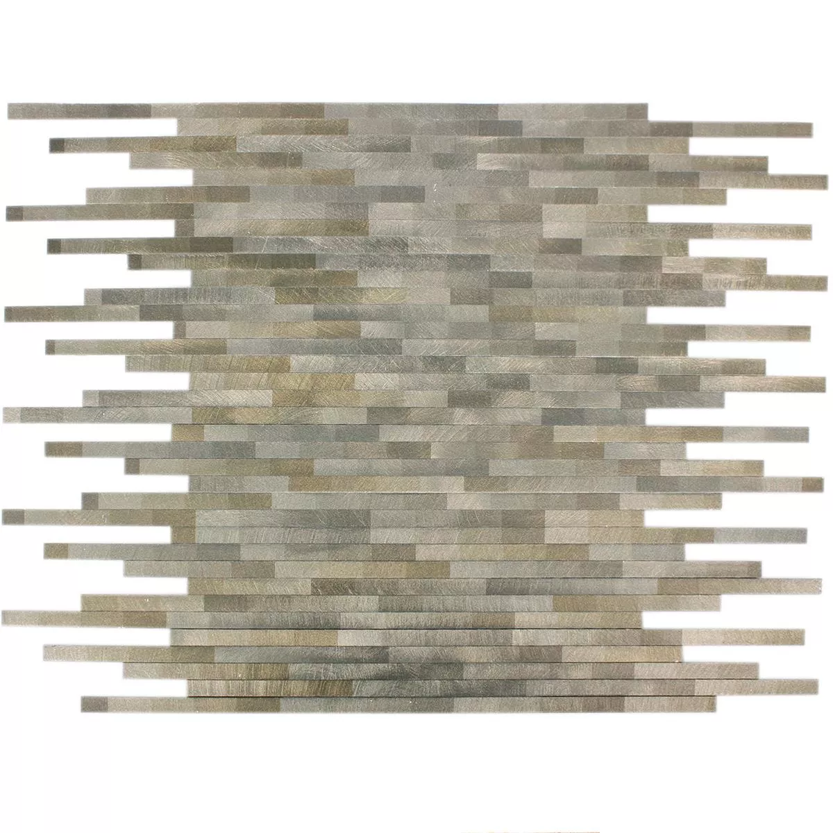 Mosaikkfliser Aluminium Wishbone Brun Beige