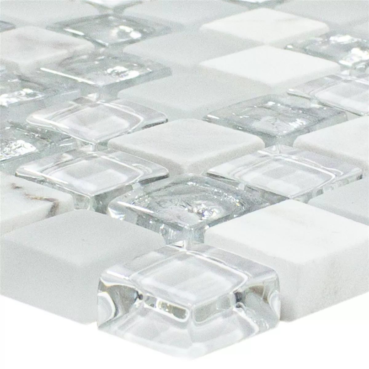 Glass Mosaikk Fliser Lexington Glass blanding Av Materialer Hvit