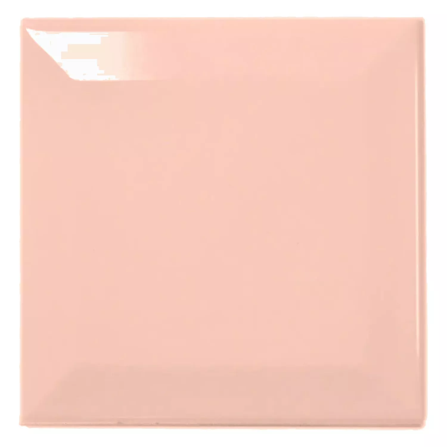 Metro flis Oransje Glitrende 10x10 cm Fasett Catarina Salmon