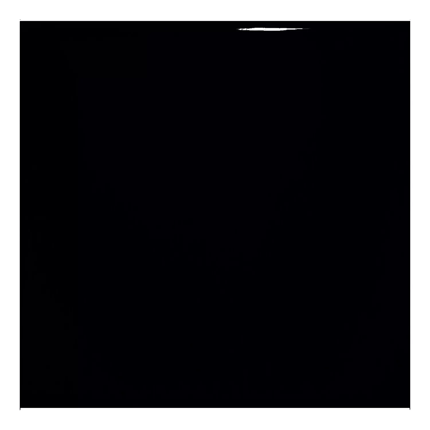 Metro flis Svart Glitrende 10x10 cm Uten Fasett Freyburg Negro