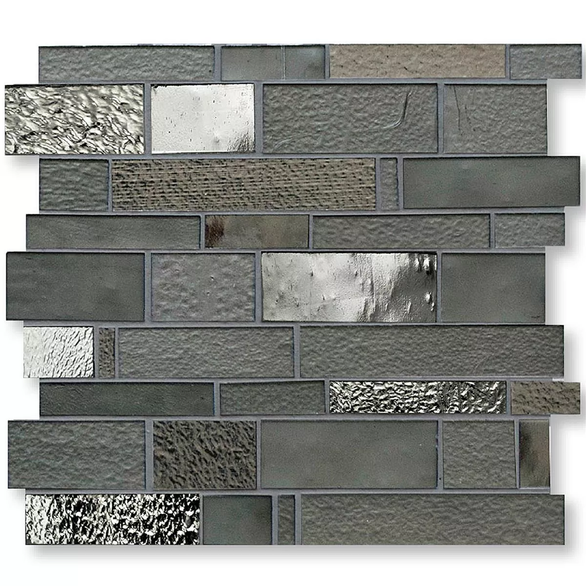 Glass Mosaikk Fliser Trend-Vi Metropolis Onyx Glass Mosaikk Fliser Trend-Vi Metropolis Onyx