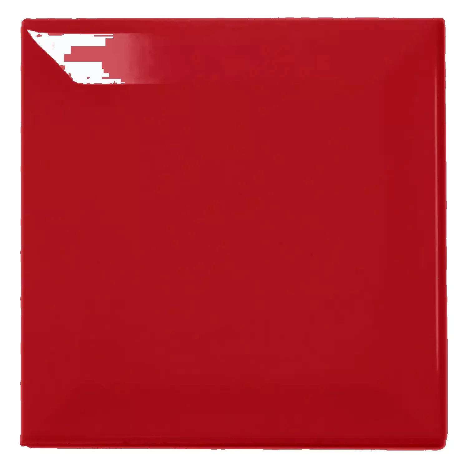 Metro flis Rød Glitrende 10x10 cm Fasett Catarina Fuego