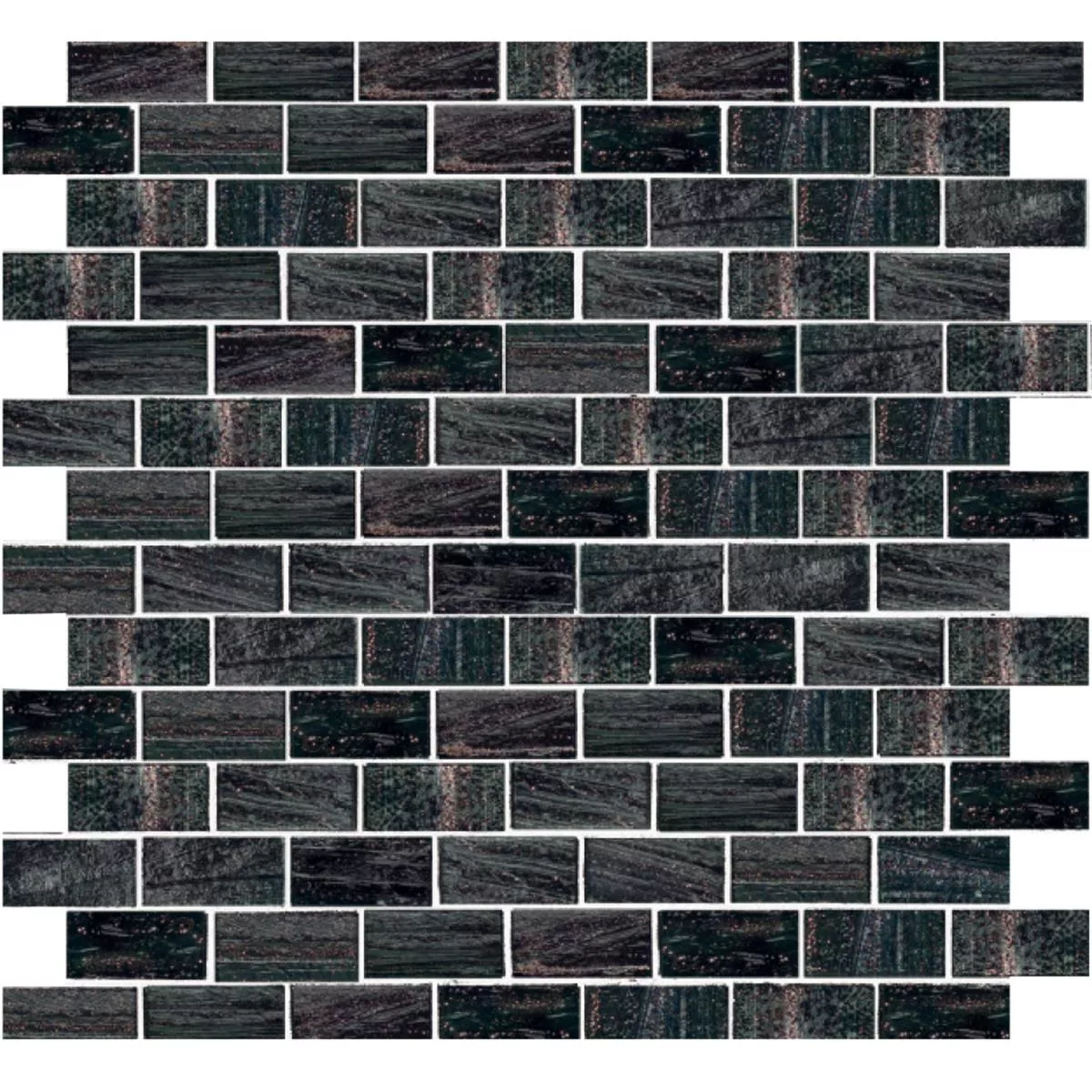 Glass Mosaikk Fliser Trend-Vi Rectangular 260