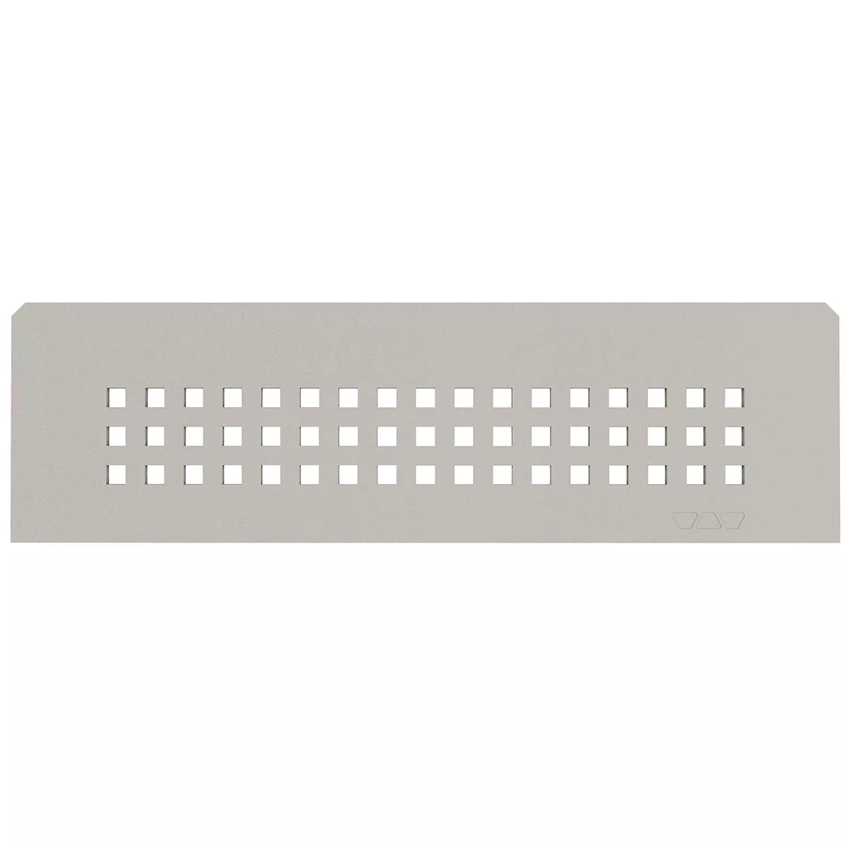 Nisjehylle Schlüter rektangulær 30x8,7 cm firkantet beige