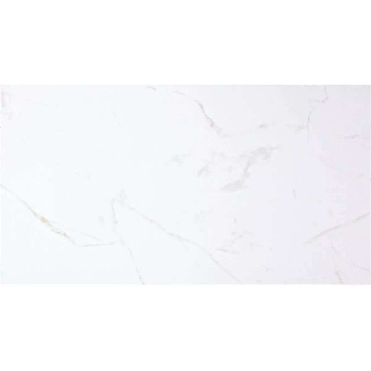 Veggfliser Bradfort Marmor Utseende Hvit Utbedret Frostet 30x60cm