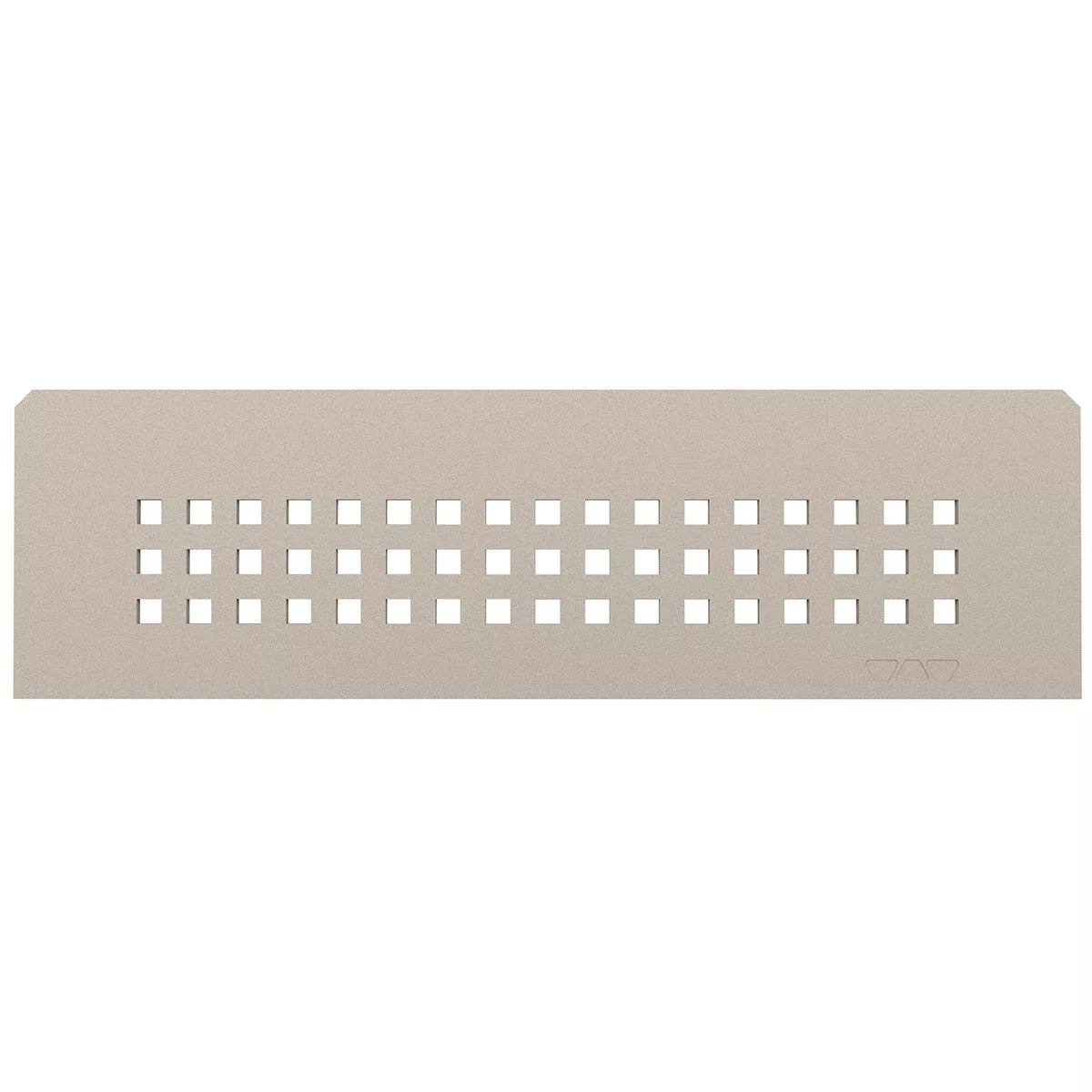 Nisjehylle Schlüter rektangulær 30x8,7 cm firkantet kremfarget