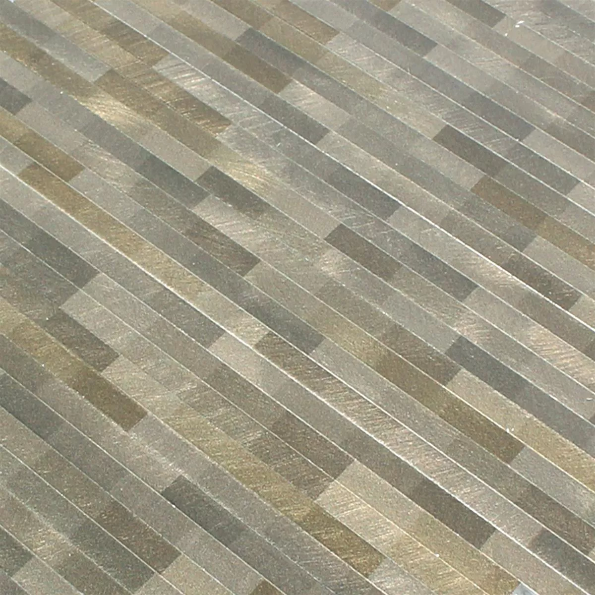 Mosaikkfliser Aluminium Wishbone Brun Beige