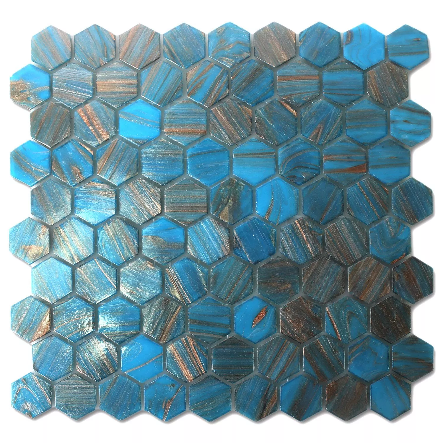 Mosaikkfliser Trend-Vi Glass Hexagonal 242