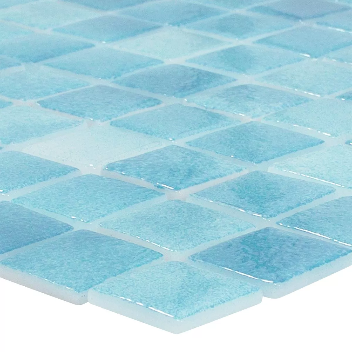 Glass Svømmebasseng Mosaikk Lagoona Lyse Blå