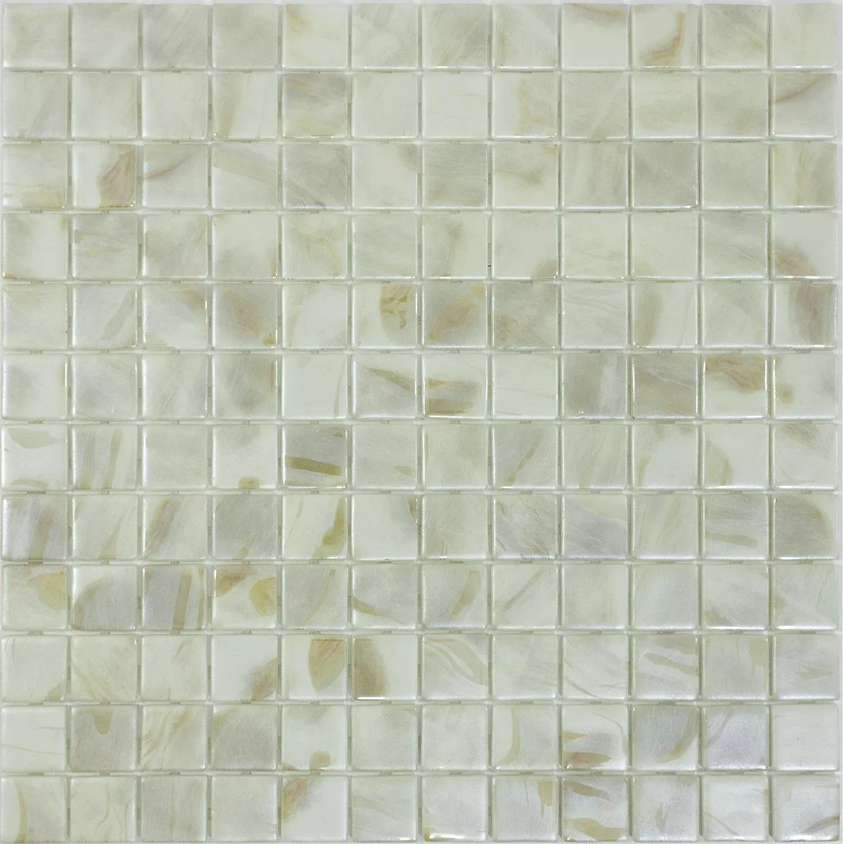 Glass Svømmebasseng Mosaikk Alassio Beige 25