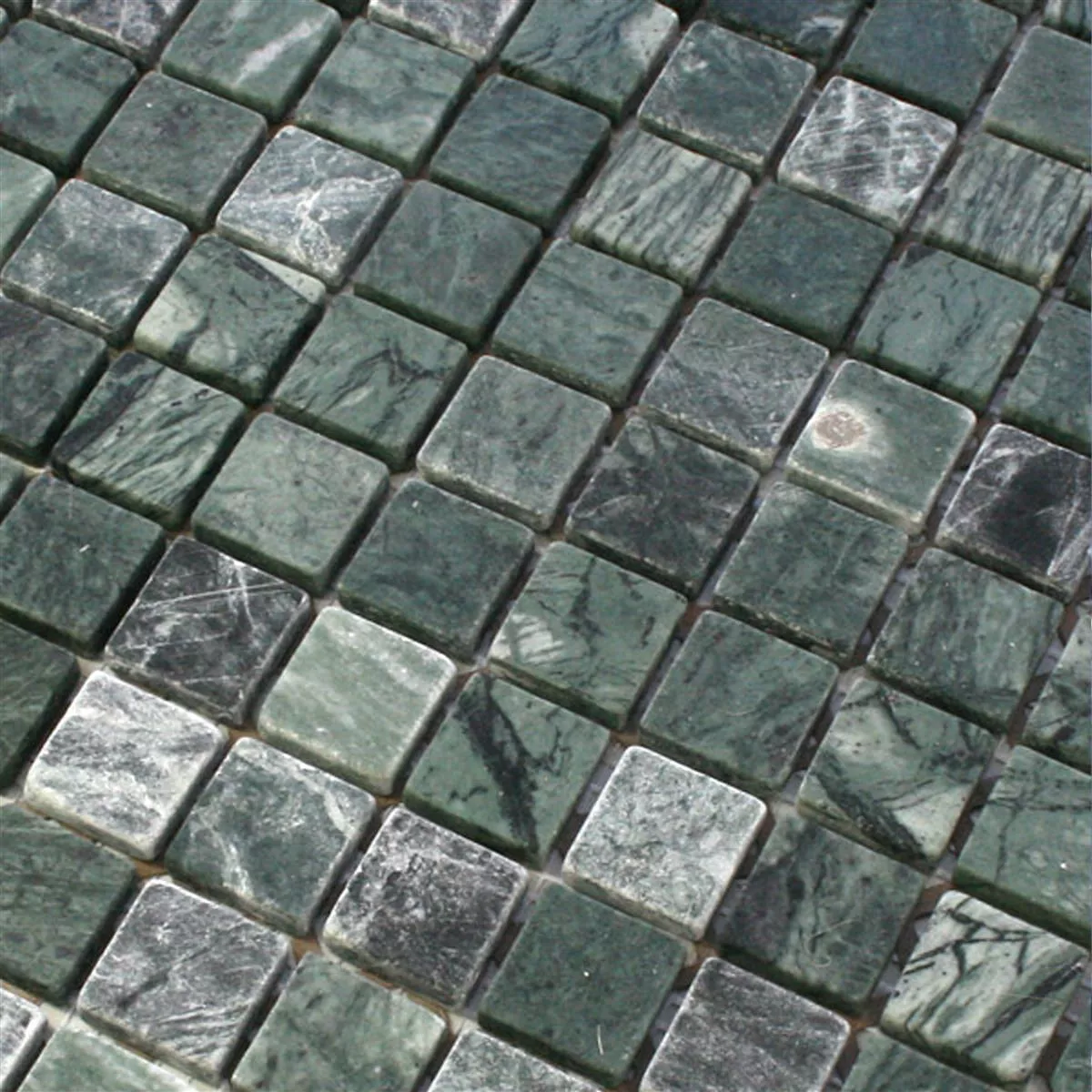 Mosaikkfliser Marmor 23x23x8mm Verde