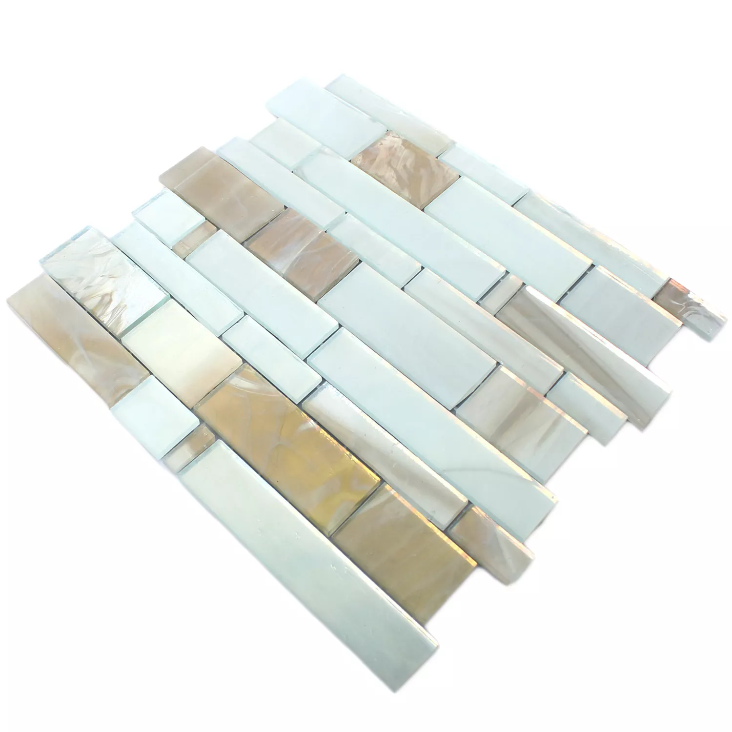 Mosaikkfliser Trend-Vi Glass Metropolis Opal