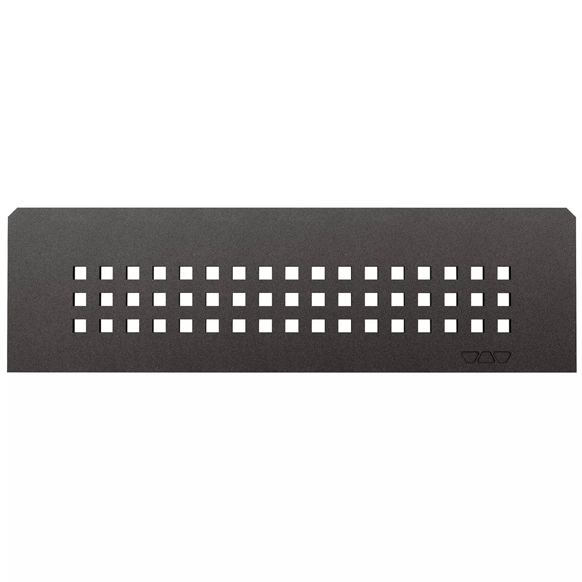 Nisjevegghylle Schlüter rektangulær 30x8,7 cm firkantet antrasitt