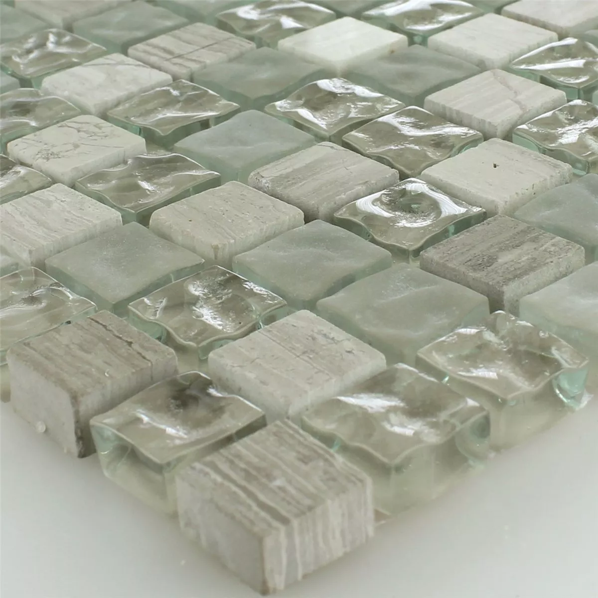 Mosaikkfliser Glass Marmor Burlywood Trommet