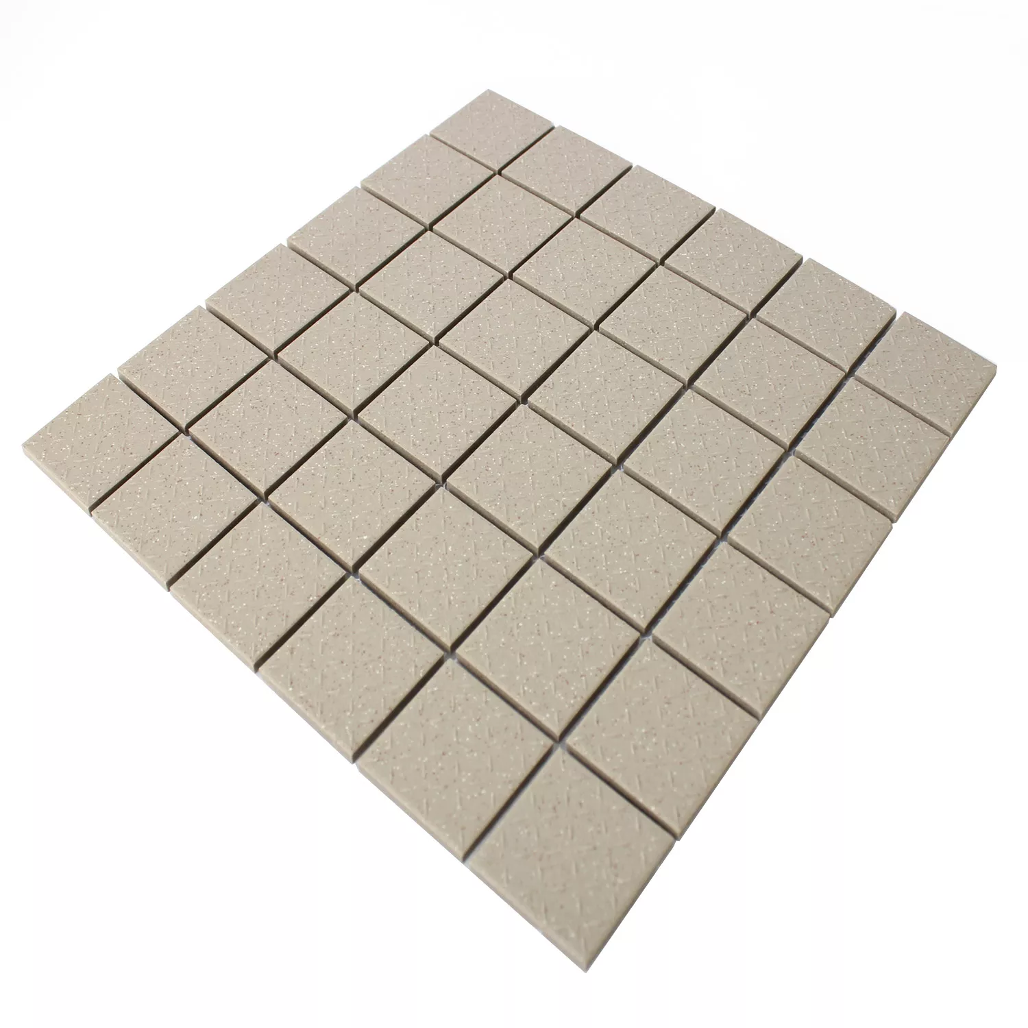 Mosaikkfliser Keramikk Beige Flekkete Frostet R11