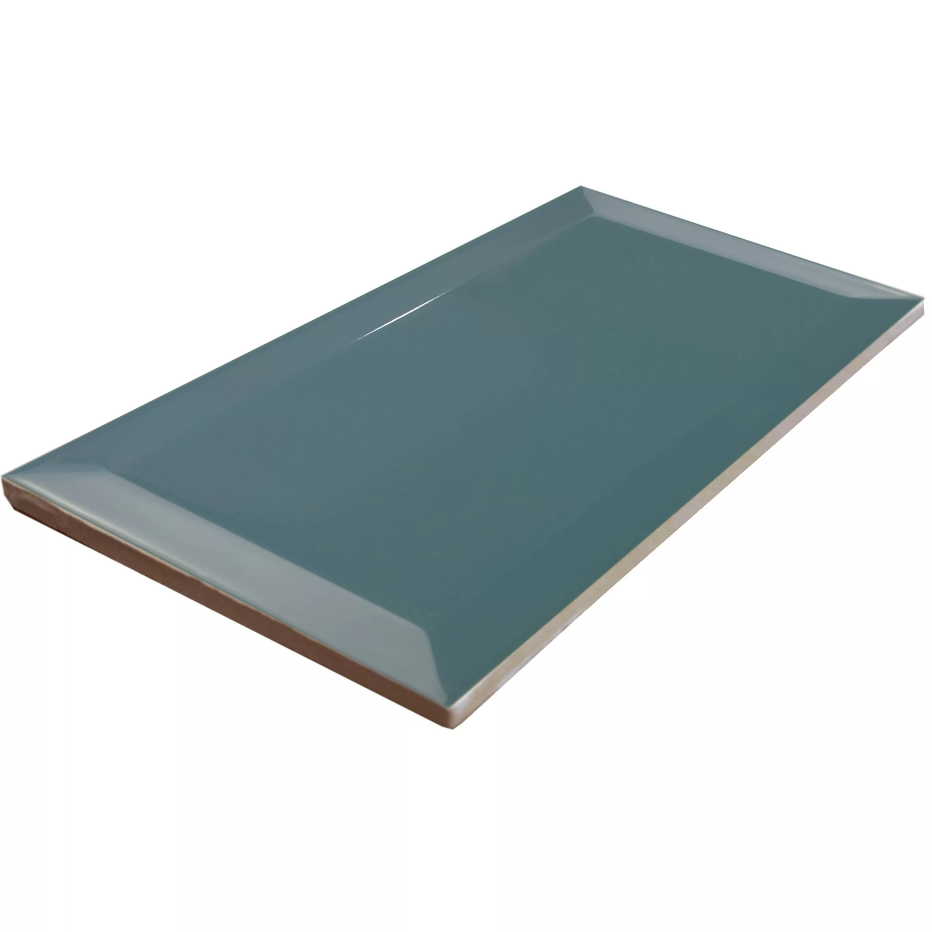 Metro Veggfliser Brussel Fasett 10x20x0,7cm Teal