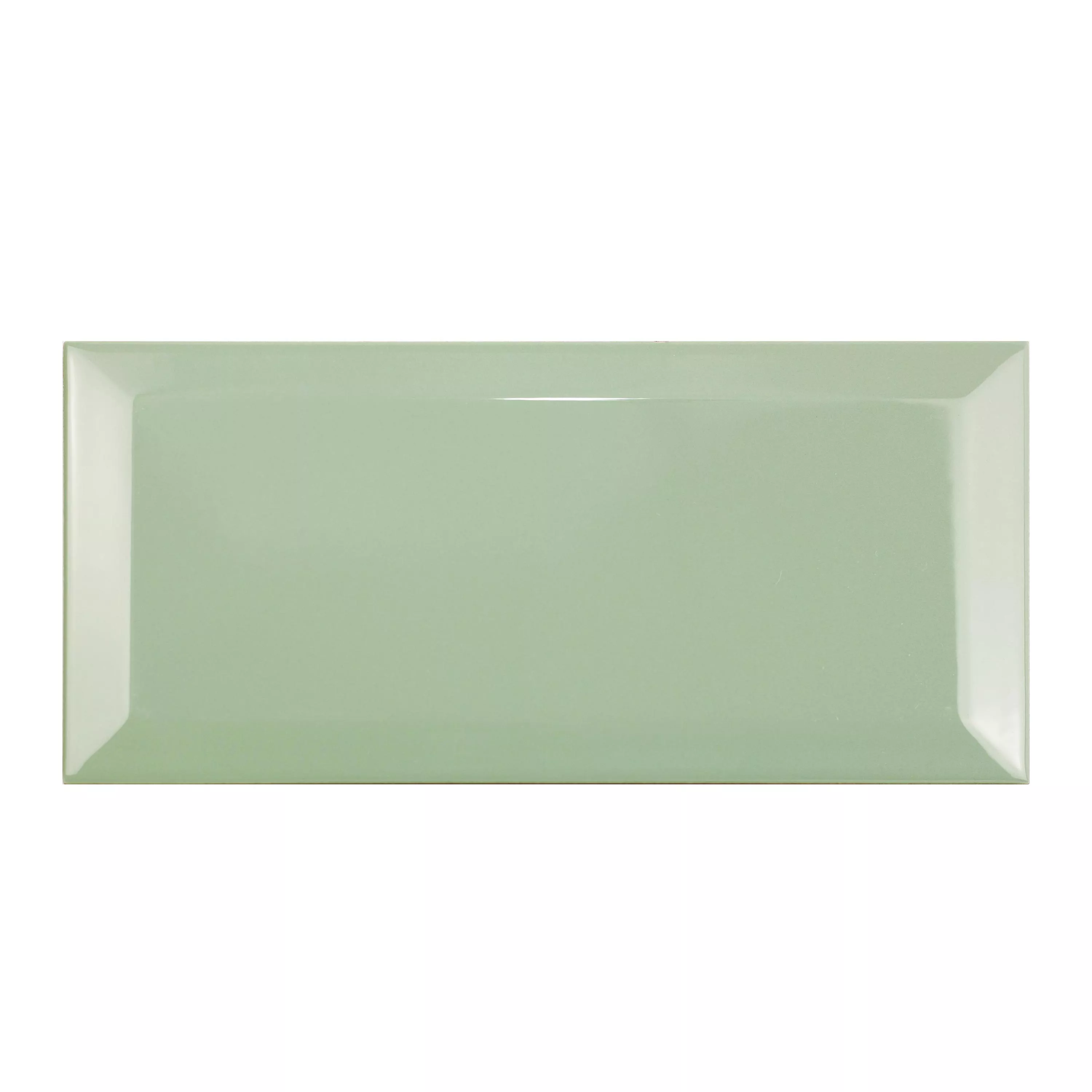 Metro Veggfliser Brasilia Fasett 7,5x15x0,7cm Verde Metro Veggfliser Brasilia Fasett 7,5x15x0,7cm Verde