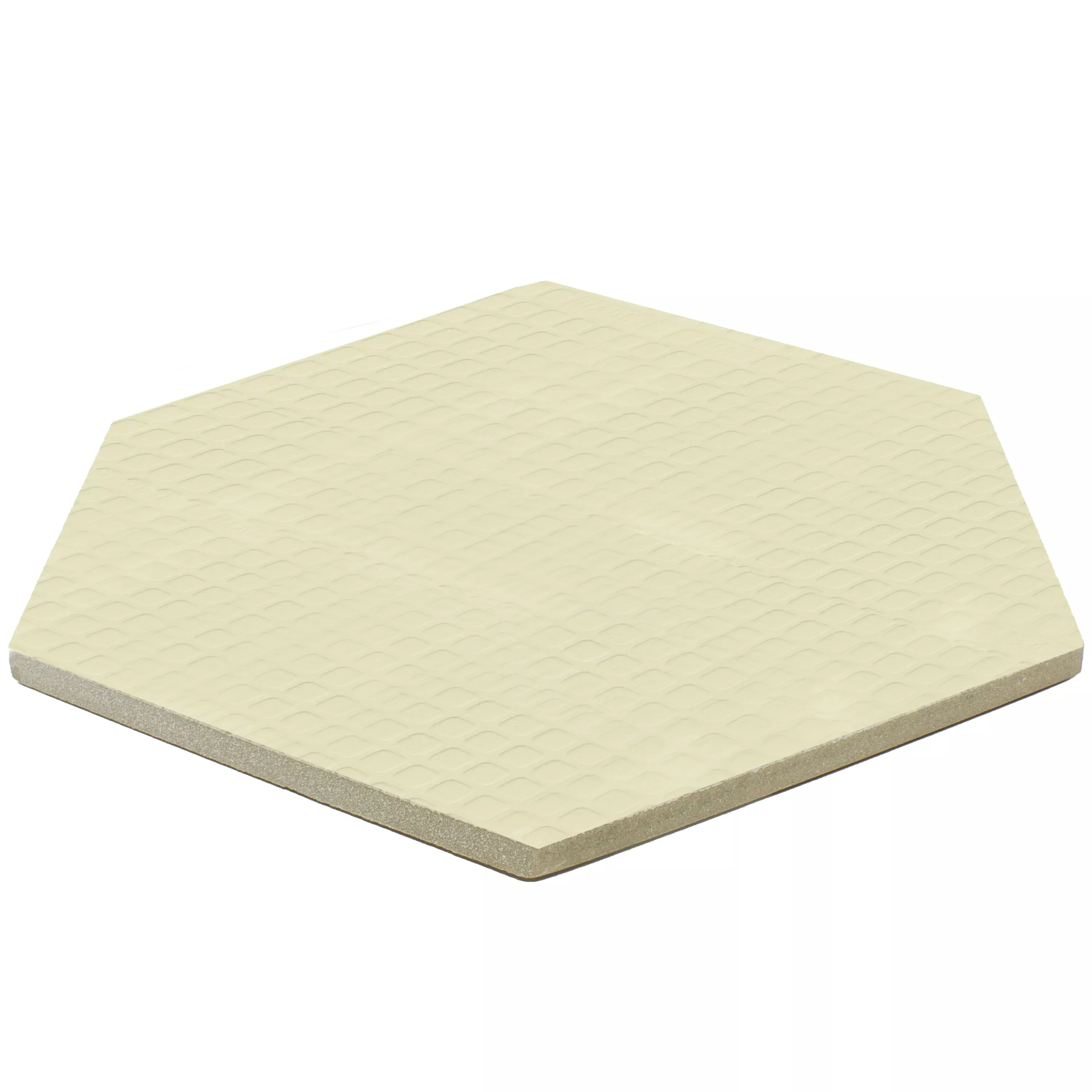 Porselens Steintøy Fliser Isfahan Sekskant Beige 22,5 x 25,9cm