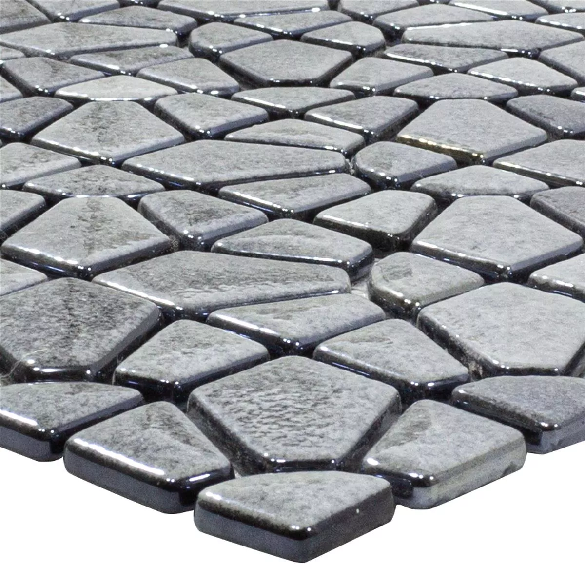 Glass Mosaikk Fliser Amora Grå Glass Mosaikk Fliser Amora Grå