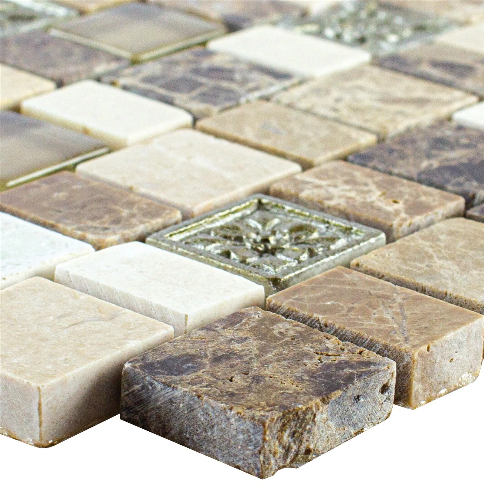 Mønster fra Mosaikkfliser Moranbah Brun Beige Hvit