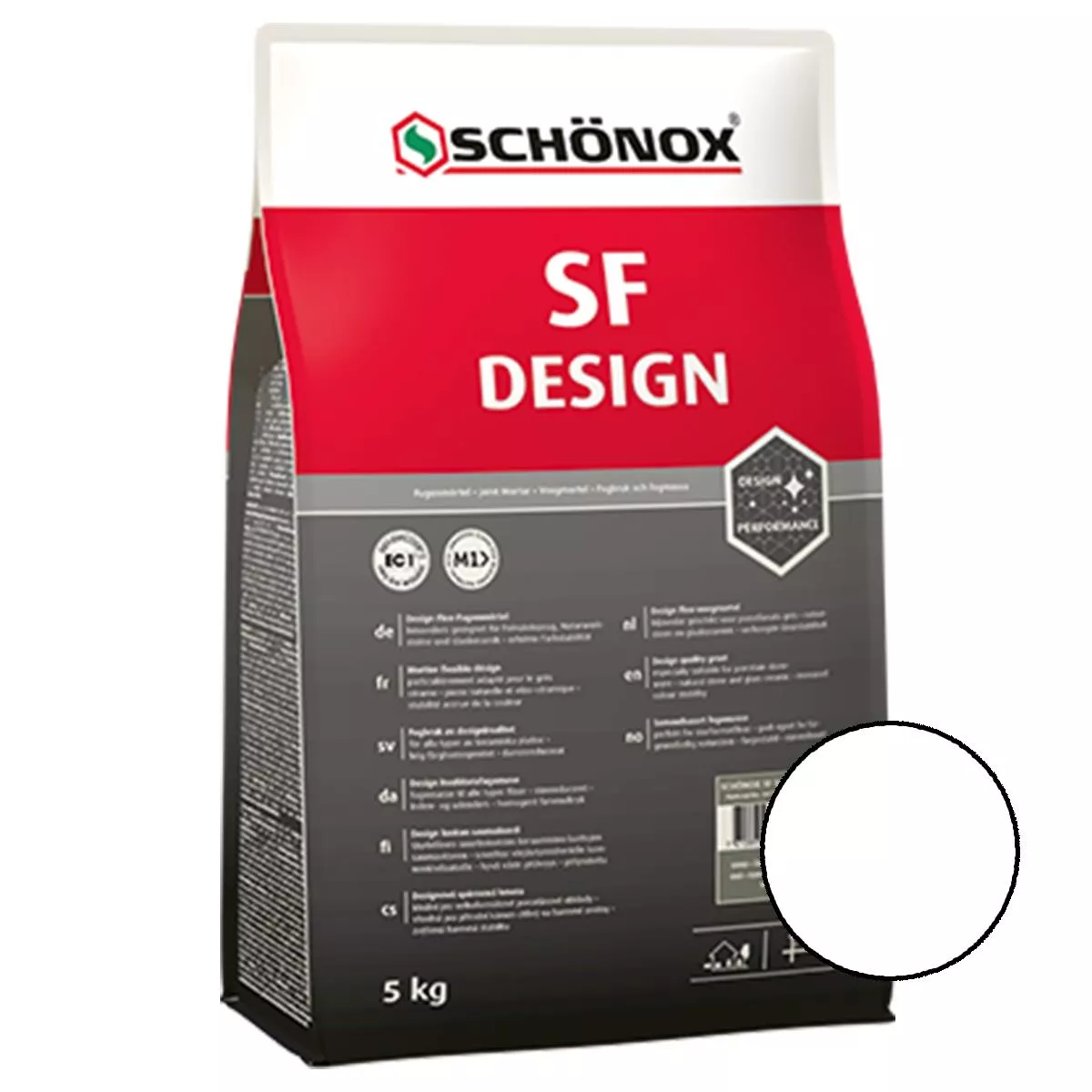 Fugemasse Schönox SF Design Hvit 5 kg