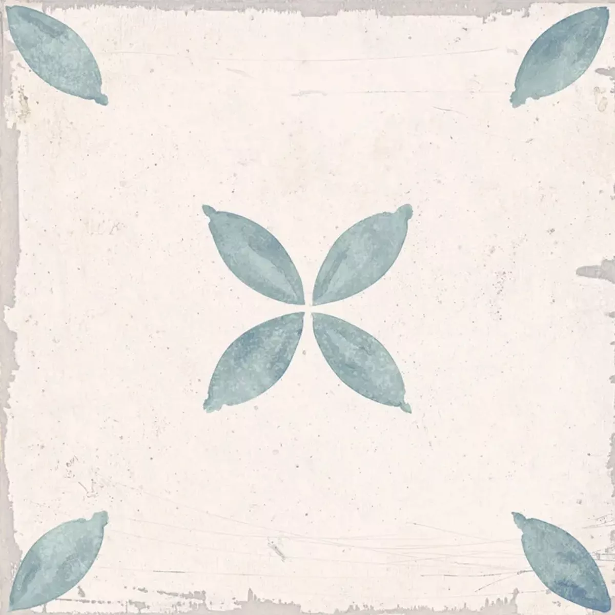 Pelin Lyse Blå Krem 25x25 cm