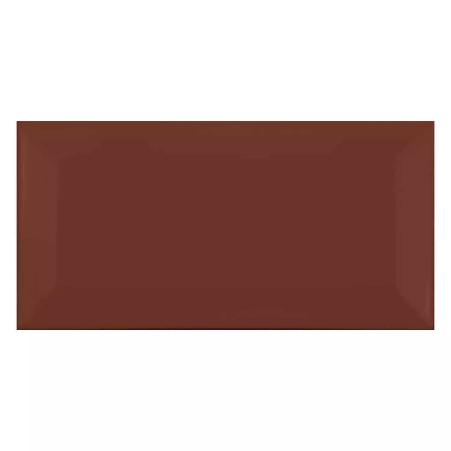 Metro flis Brun Frostet 7,5x15 cm Fasett Pitcox Marron