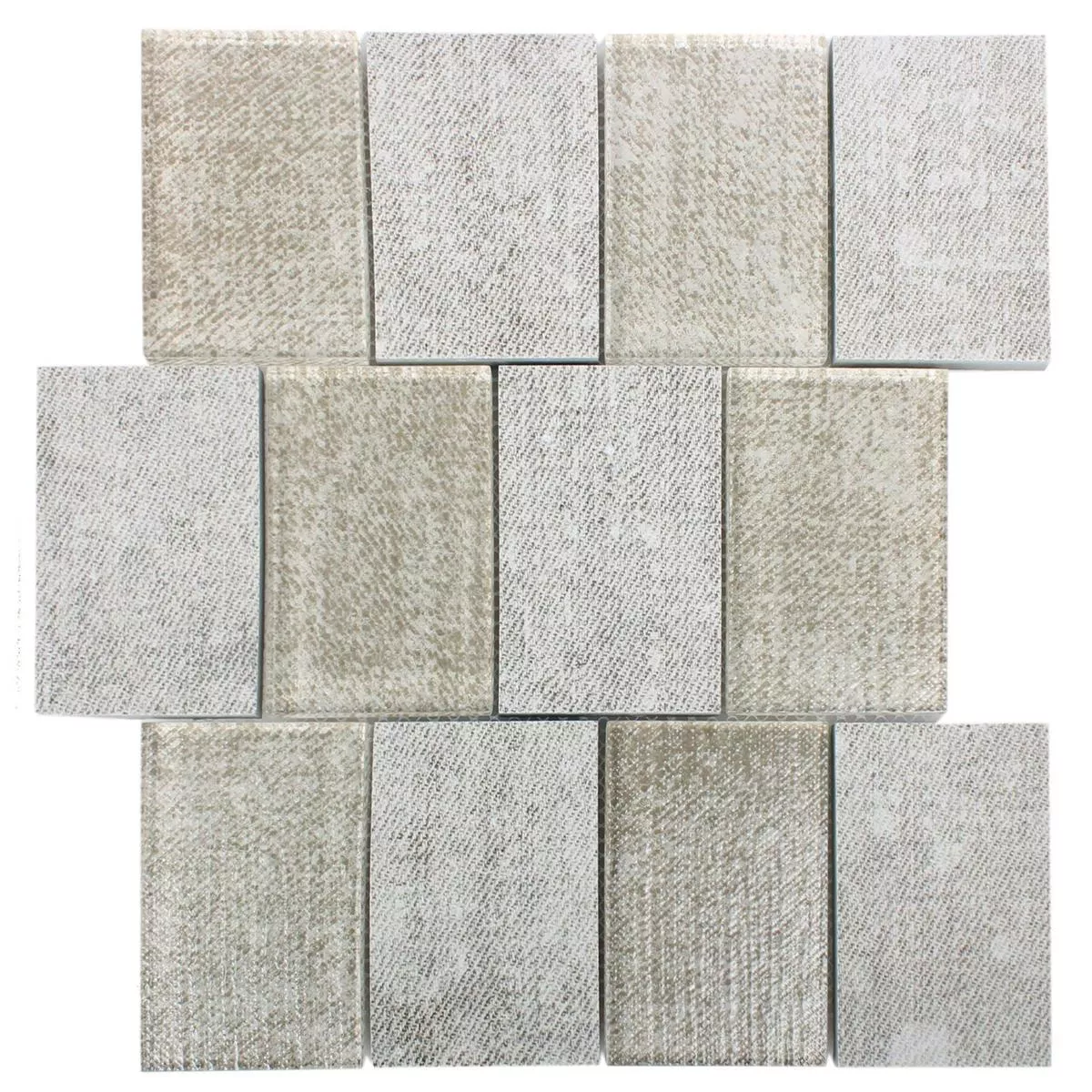 Mosaikkfliser Glass Keramikk Mix Brilon Beige