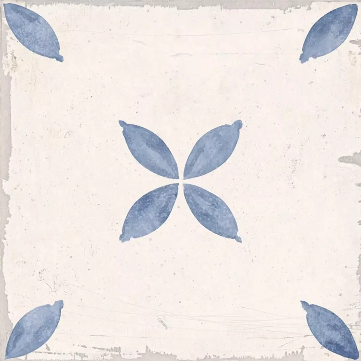 Pelin Blå Krem 25x25 cm