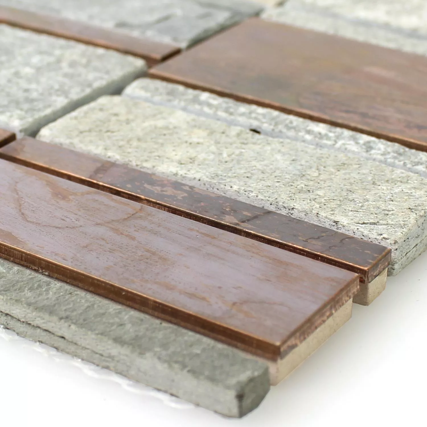 Mosaikkfliser Natursteinmosaikk Metall Kobber Mosaikkfliser Natursteinmosaikk Metall Kobber