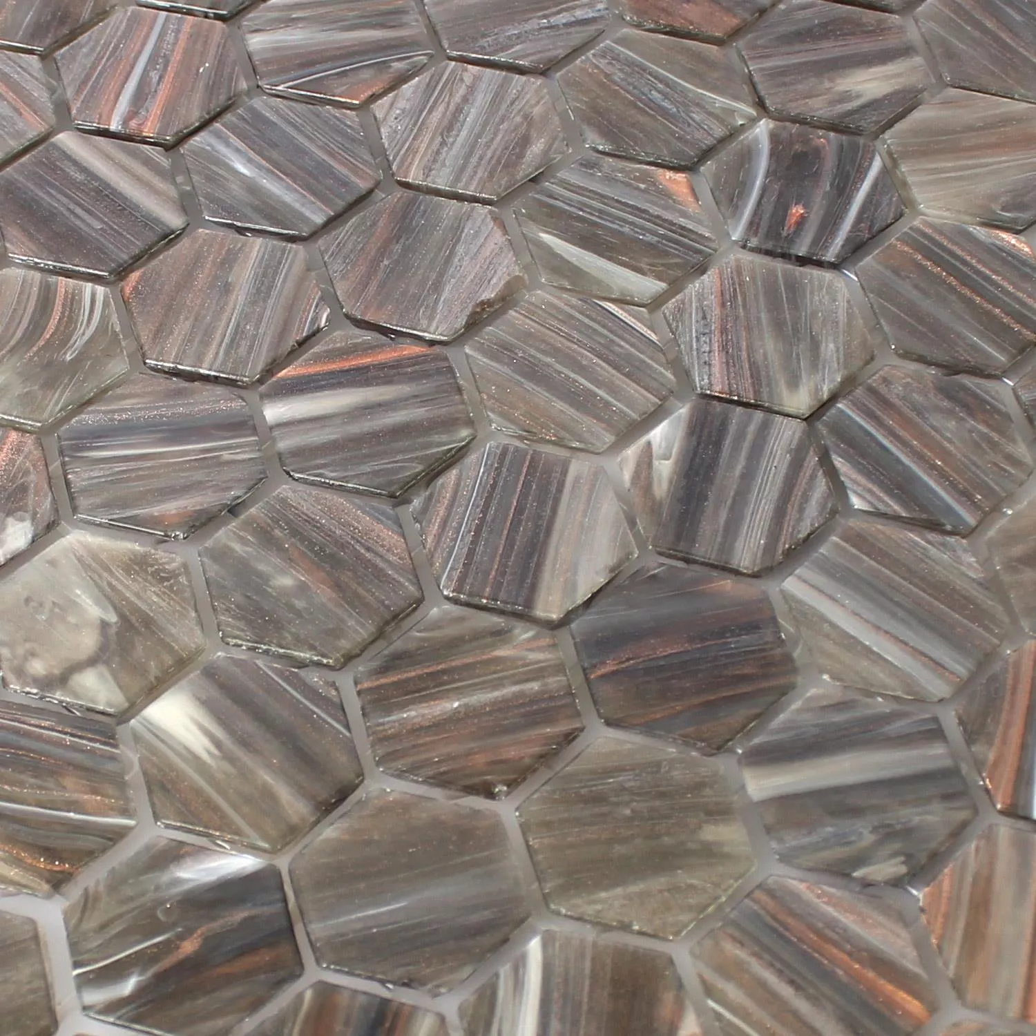 Mosaikkfliser Trend-Vi Glass Hexagonal 218