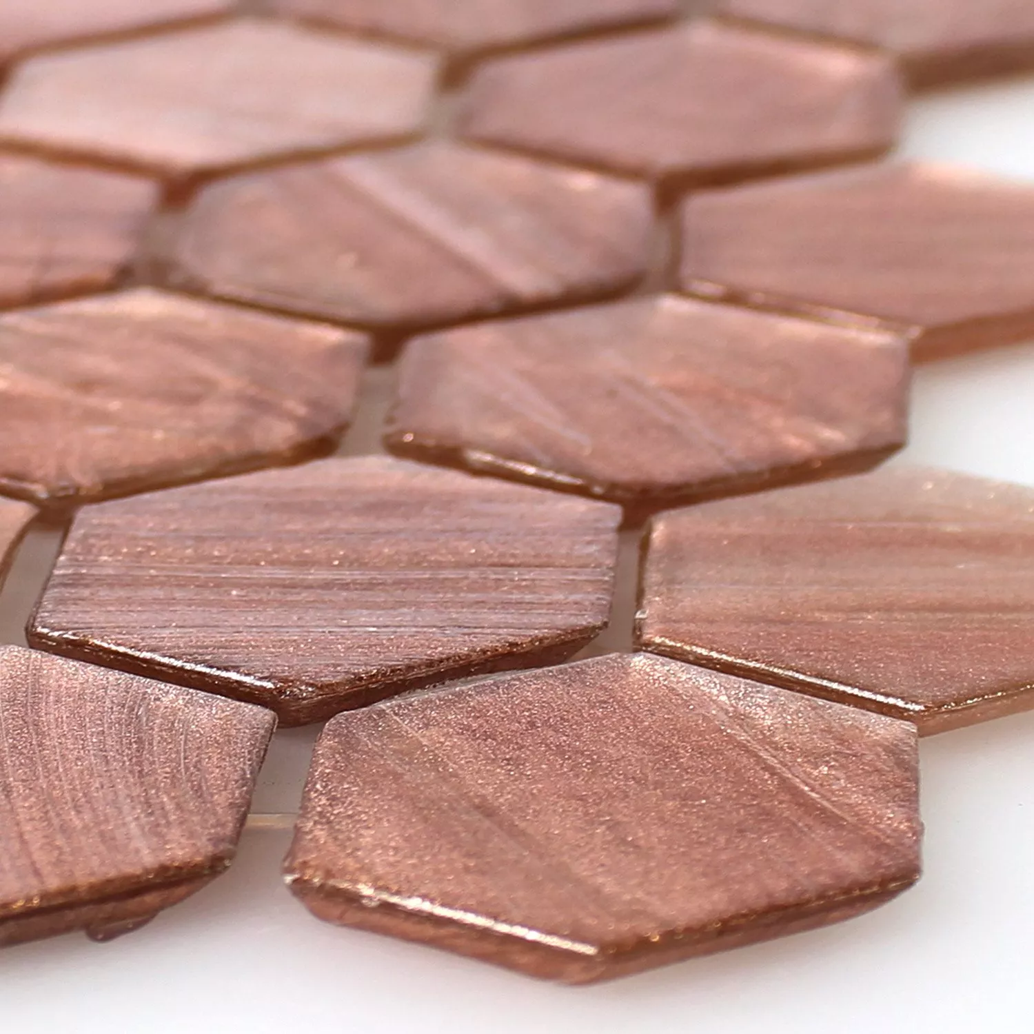 Mosaikkfliser Trend-Vi Glass Hexagonal 222