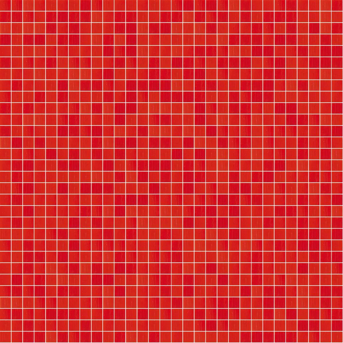 Glass Mosaikk Flis Trend-Vi Vitreo 205 Rød 10x10mm