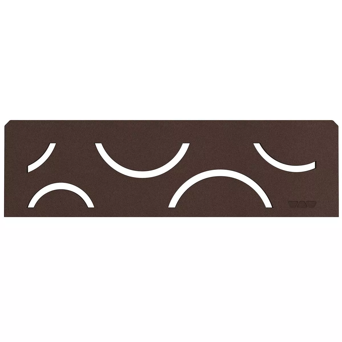 Nisje vegghylle Schlüter rektangel 30x8,7cm Curve Bronse