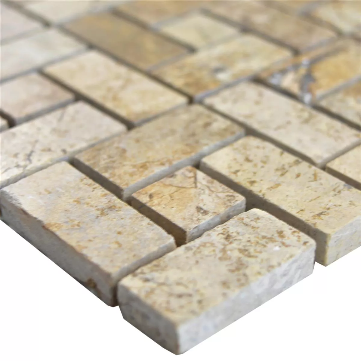 Naturstein Marmor Mosaikkfliser Umay Brun Beige