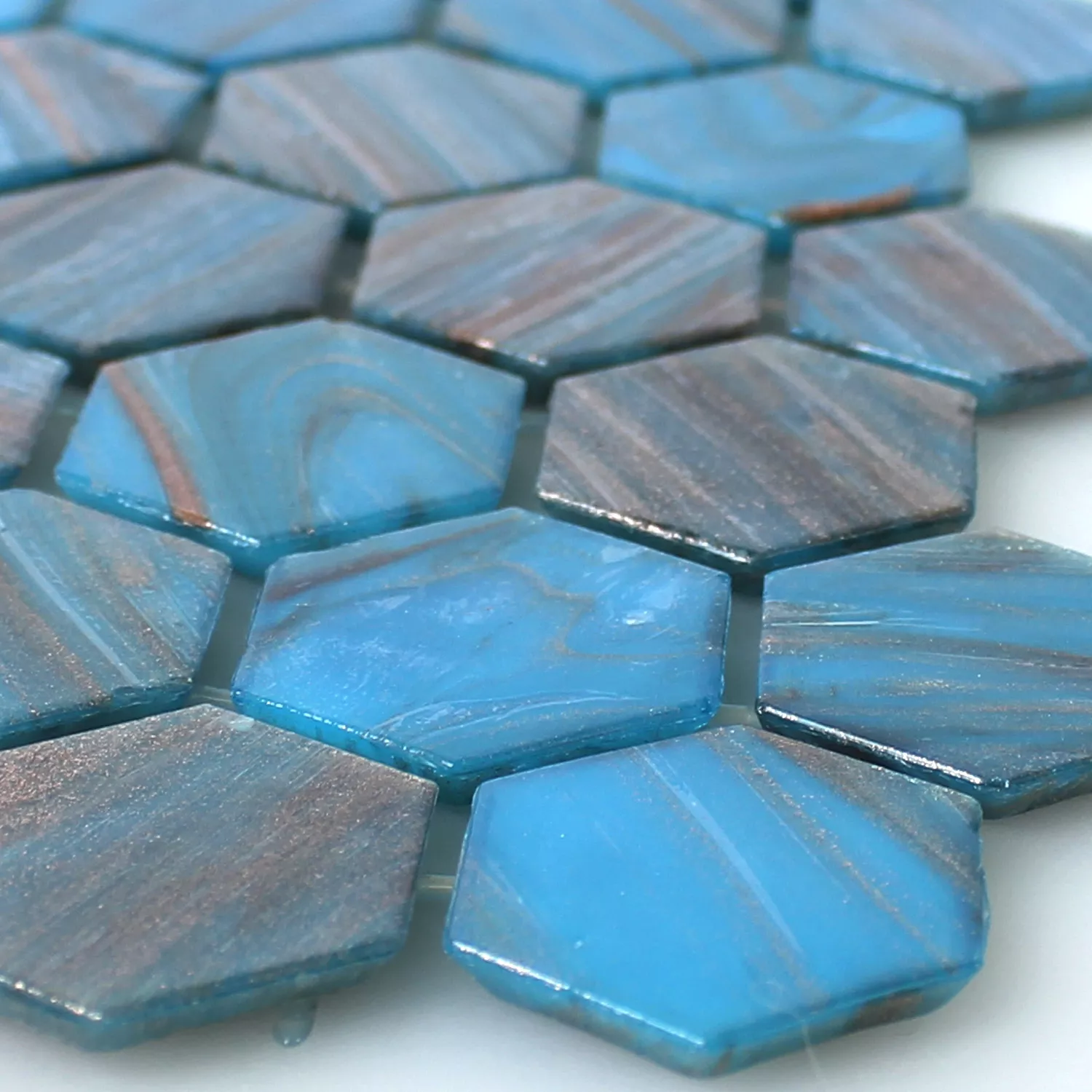 Mosaikkfliser Trend-Vi Glass Hexagonal 242