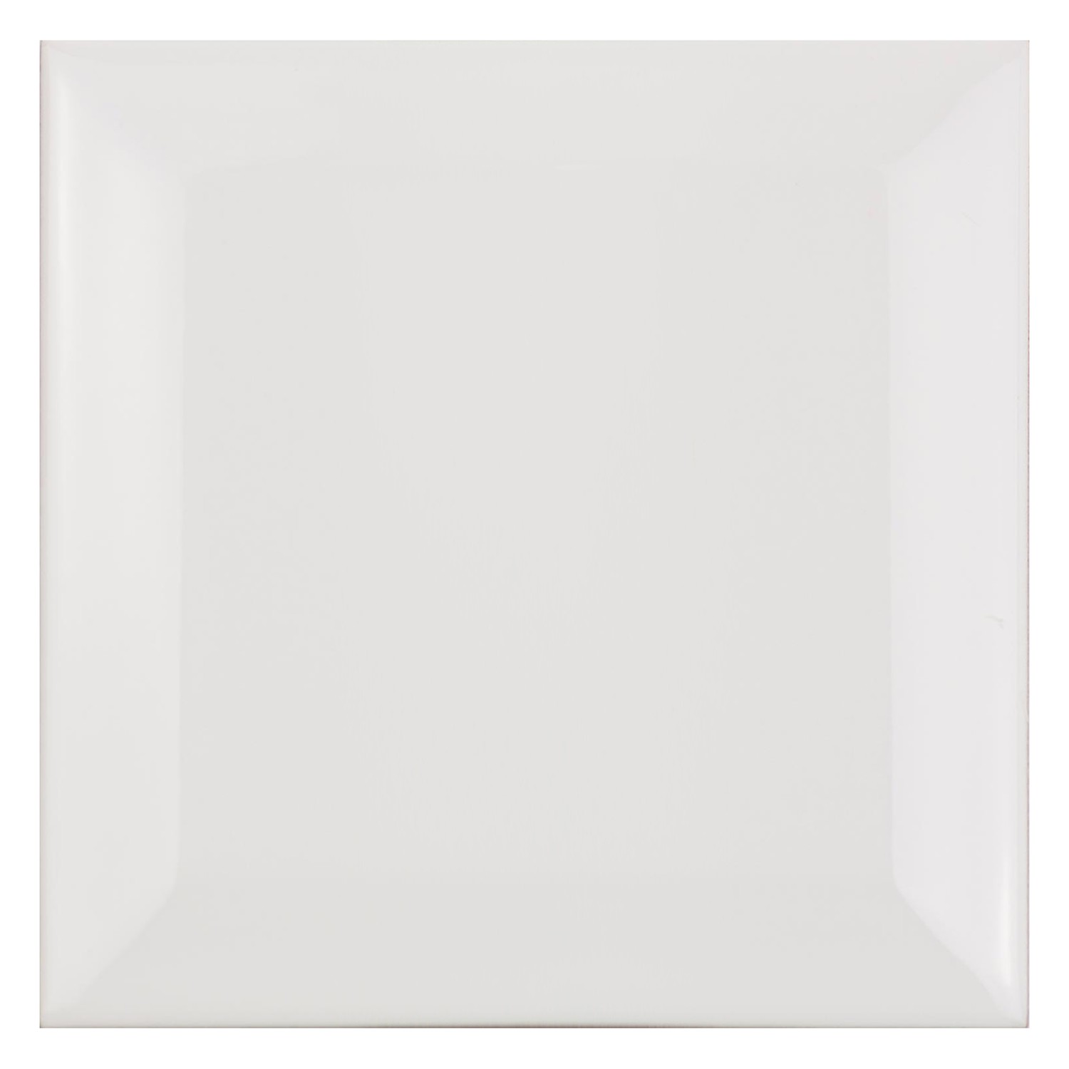 Metro flis Hvit Frostet 10x10 cm Fasett Catarina Blanco