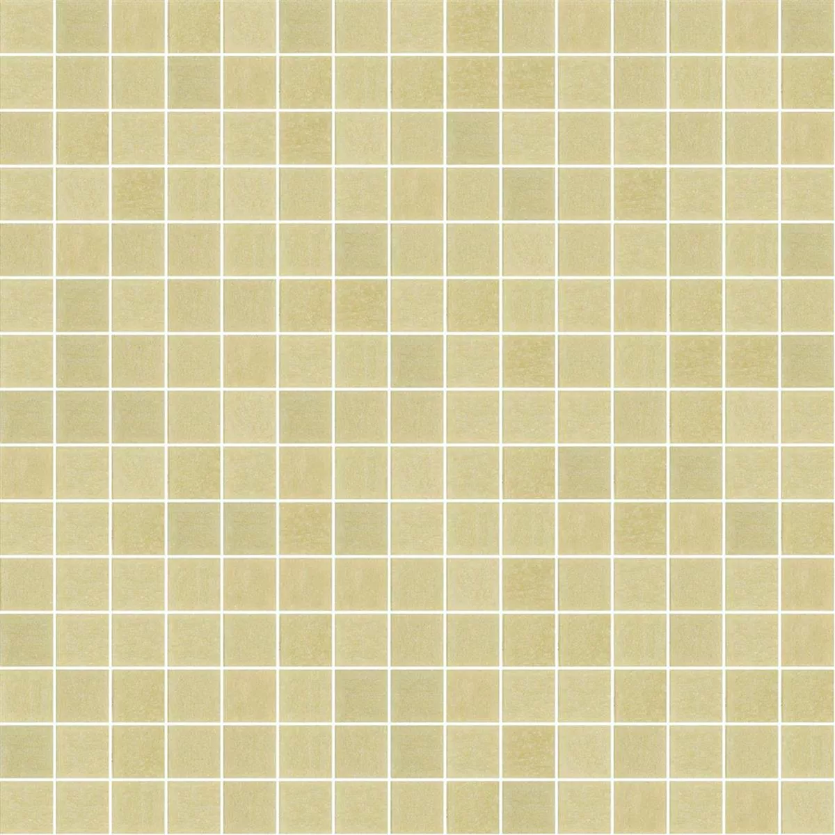 Glass Mosaikk Flis Trend-Vi Vitreo 180 Sandbeige 20x20mm
