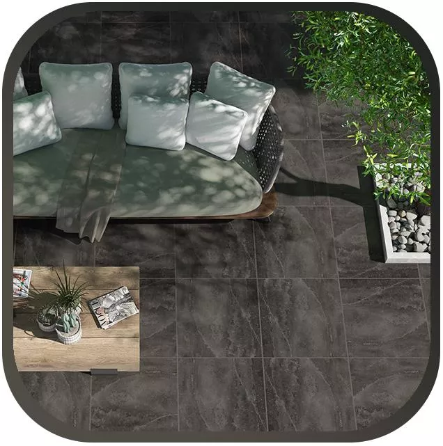 Terrassefliser med Natursteineffekt Terrassefliser med Natursteineffekt