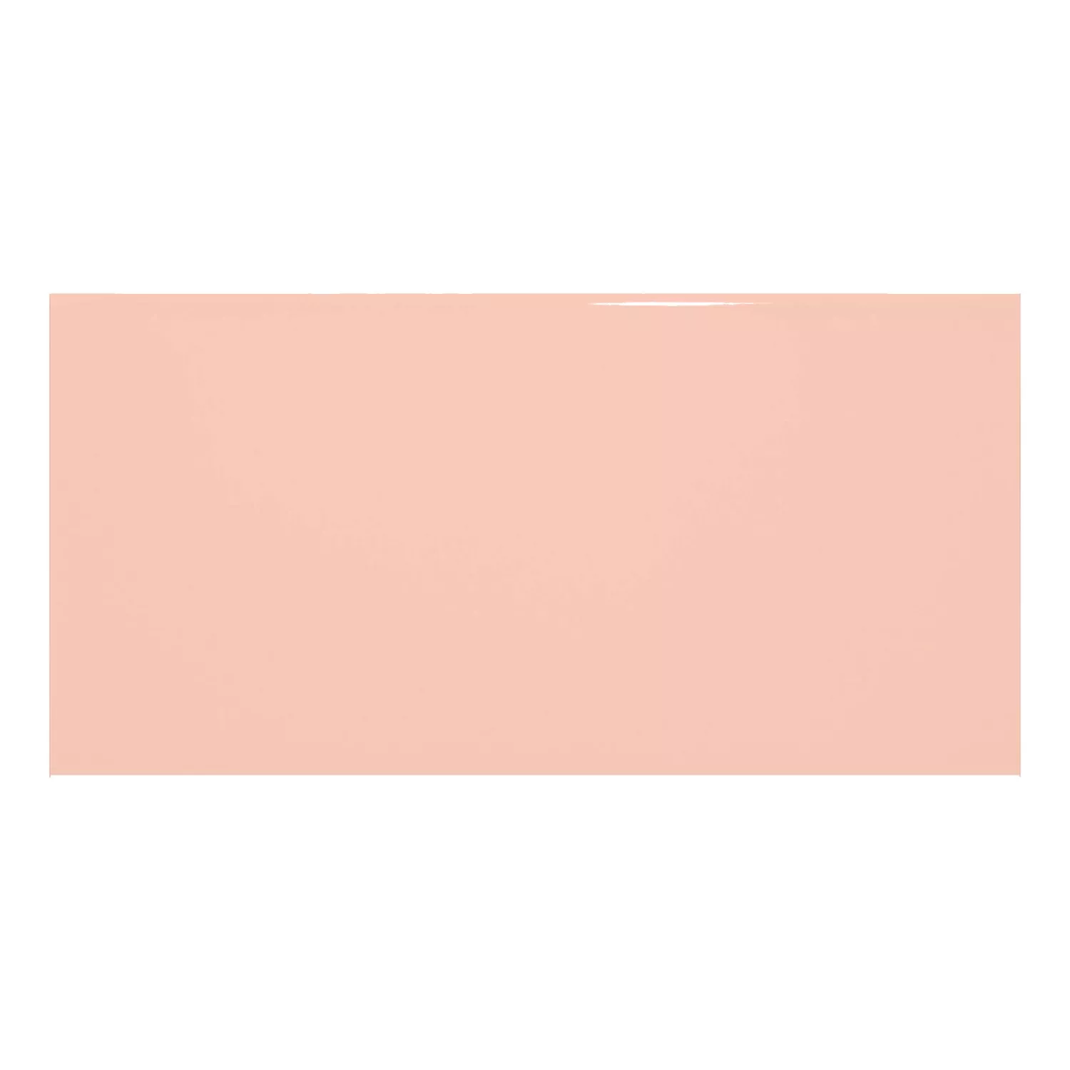 Metro flis Oransje Glitrende 7,5x15 cm Uten Fasett Vivid Salmon