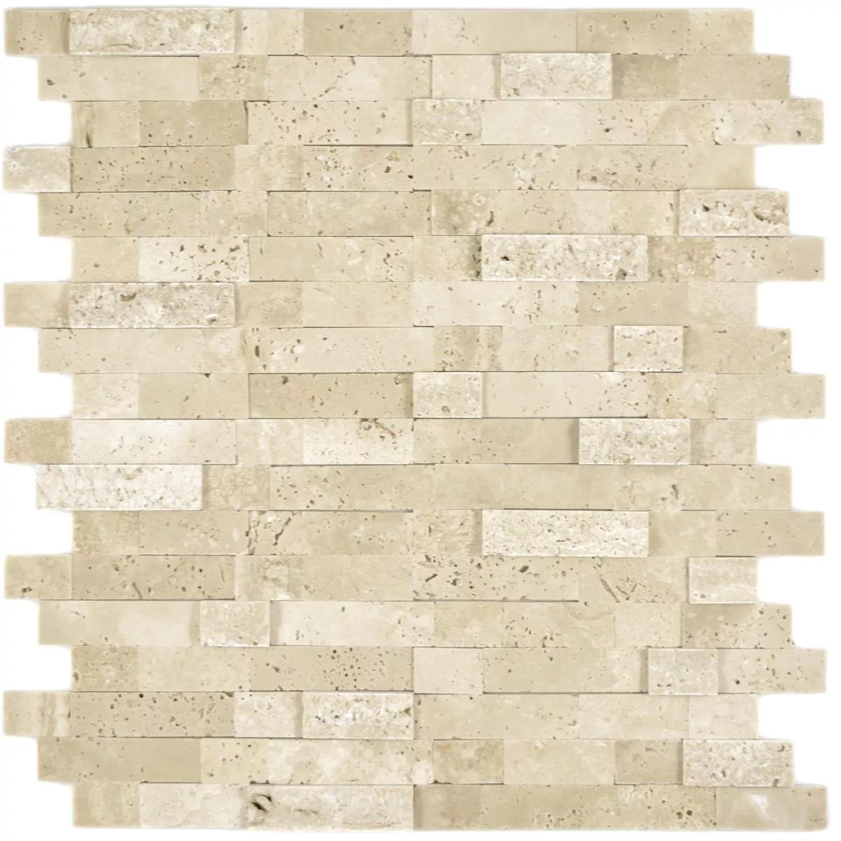 Naturstein Marmor Mosaikkfliser Johannesburg Beige